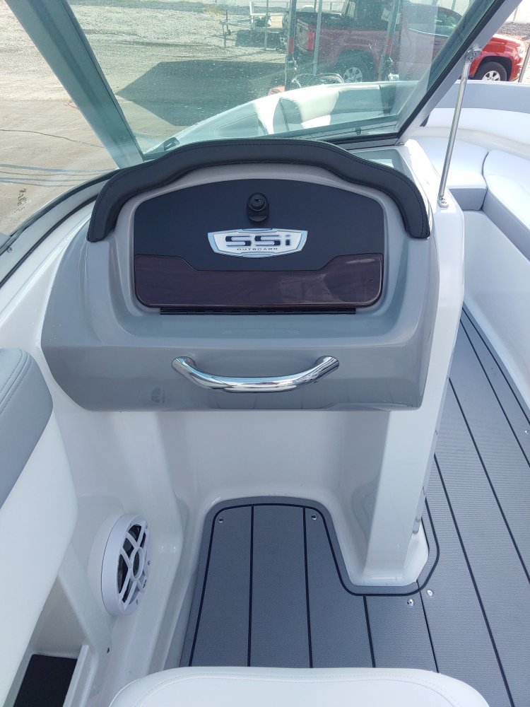Wakeboarders want a giant wake to launch from as they cross from left to right behind the boat. With the engine set back against the transom, these boats carve a steep, large wake that riders love.