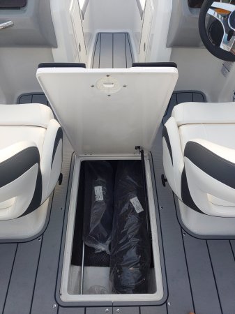 Wakeboarders want a giant wake to launch from as they cross from left to right behind the boat. With the engine set back against the transom, these boats carve a steep, large wake that riders love.