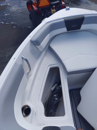 Wakeboarders want a giant wake to launch from as they cross from left to right behind the boat. With the engine set back against the transom, these boats carve a steep, large wake that riders love.