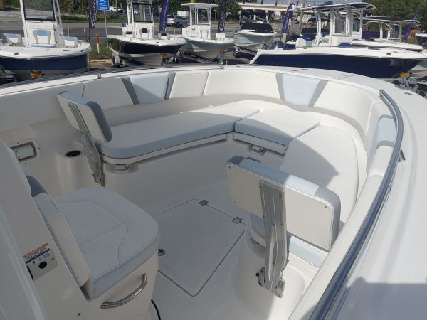 Any boat specifically designed for fishing in salt water.