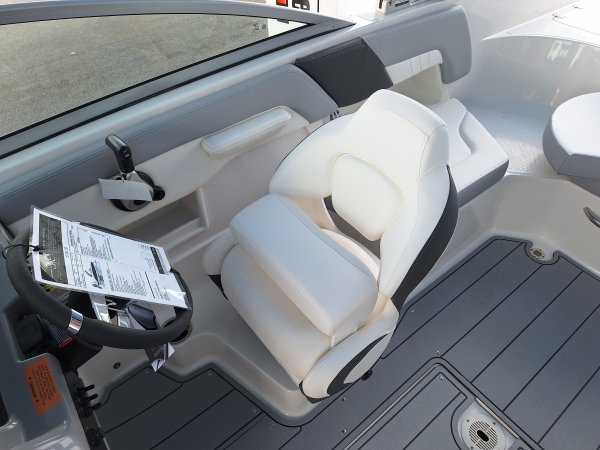 The definition of an outboard motor is a detachable engine mounted on outboard brackets on the stern of your boat.  This configuration will have only one single engine.